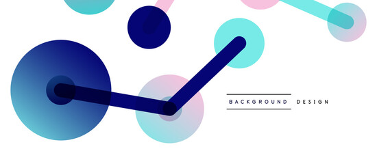 Network concept abstract background. Dots connection. Big data idea. Business template for wallpaper, banner, background or landing