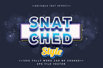 editable cool snatched text effect. teen slang for graces. looking best.logo text.typhography logo