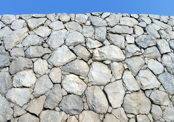 Stone wall background and texture