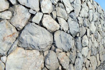 Stone wall background and texture