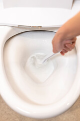 奥までトイレ掃除