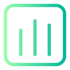 chart gradient icon