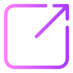 fullscreen gradient icon