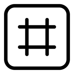 hastag line icon