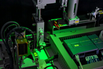 PLC programming green Light Technological setup for industrial environment