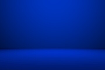 Obraz premium Dark blue room background