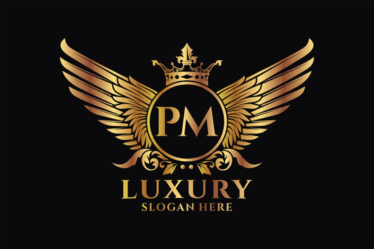 P M Logo Pm Letter Design Stock Vector (Royalty Free) 1546735877
