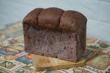 Riceberry Shoku Pan Sourdough Bread