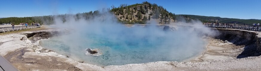 Excelsior Geyser Crater, Yellowstone National Park, Wyoming