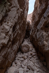 Fantastically  beautiful mountain nature in Timna National Park near Eilat, southern Israel.