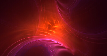 3D rendering abstract colorful fractal light background