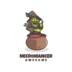 Illustration vector graphic of Necromancer, good for logo design