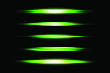 Set of transparent blue light lens flares Premium transparent eps  