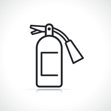 Fire Extinguisher Thin Line Icon