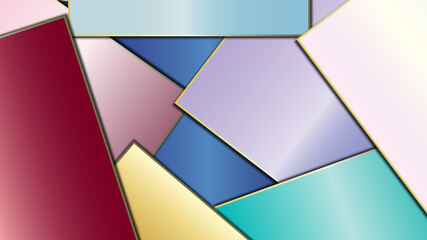 colorful squares layer background