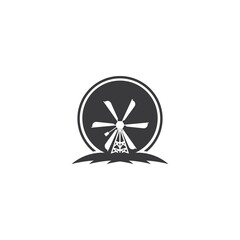Fototapeta premium Windmill logo