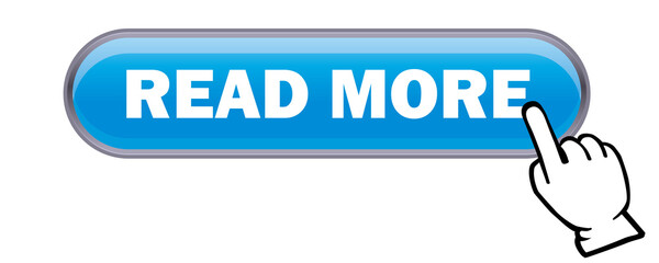 立体感、光沢感のあるREAD MOREボタンと手。　もっと読む、アイコン、　ウェブサイト、バナー、アプリ用　白背景