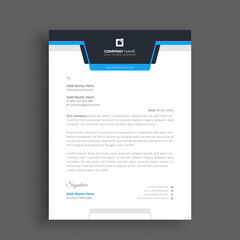 Business professional letterhead design template