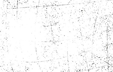 Dark Messy Dust Overlay Distress Background. Easy To Create Abstract Dotted, Scratched, Vintage Effect With Noise And Grain 