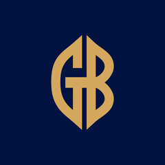GB logo monogram abstract style premium
