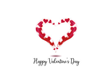 Love heart valentines day symbol icon logo vector image graphic design illustration template