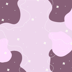 all purple wallpaper with little flowers