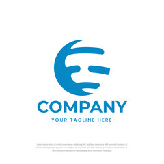 Technology modern globe logo, symbol, icon design template