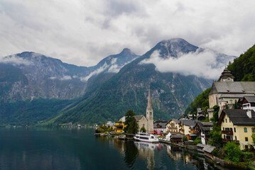 Hallstatt lake view