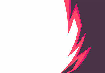 Abstract background with spikes and zigzag line pattern and some copy space area