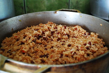 Gallo Pinto A Typical Costa Rican Breakfast Mostly Made of Rice And Beans