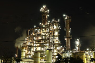 工場夜景