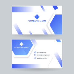 Fototapeta premium Abstract business card template design