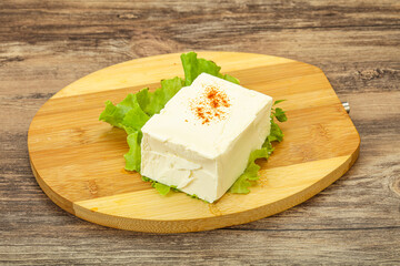 Greek traditional soft feta cheese