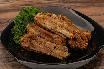 Stewed pork ribs with spices