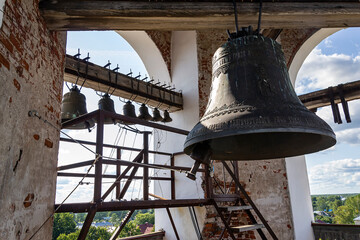 Obraz premium The bell tower of the Orthodox church