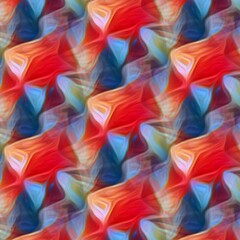 colourful patterns and vivid repeating design in red and dark and light blue