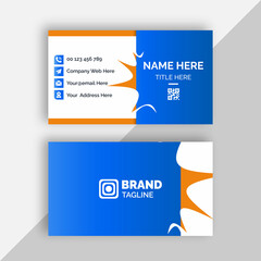 modern, minimal, creative, unique, stylish, and simple business card design template