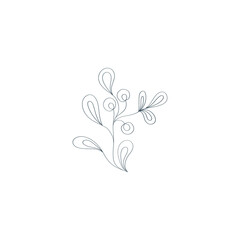 Obraz premium Decorative twig illustration
