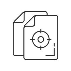Cursor or Aim Target File Concept Vector Icon Design, Offset Printing Symbol, Digital Printer Services Sign, Cmyk Color print equipment Stock illustration