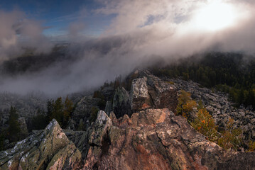 Nature and landscapes of the South Urals, Russia