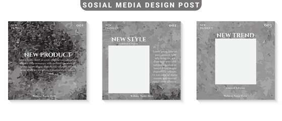 Fashion social media post template