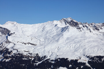 Fototapeta na wymiar Berge um Davos / Mountains around Davos /