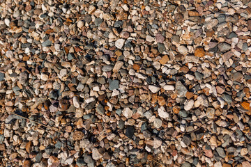 background small stones of different colors