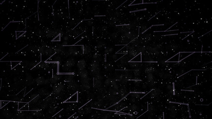 beautiful bright digital abstract background, scientific concept - abstract 3D rendering