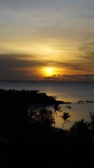 Fototapeta na wymiar Tropical sunset at Lizard Island