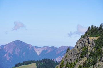 Des montagnes et rochers du Mont Olympe