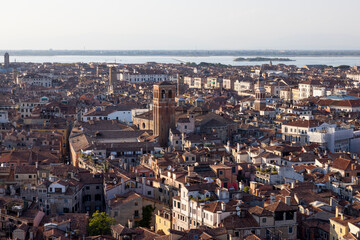 Fototapeta na wymiar aerial view of Venice