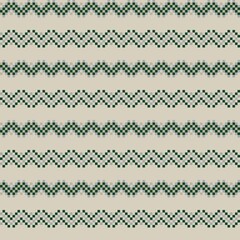 Christmas Fair Isle Seamless Pattern Design - Christmas fair isle pattern design for fashion textiles, knitwear and graphics