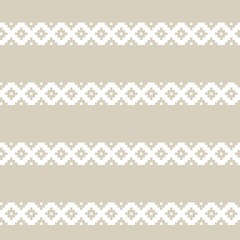 Christmas Fair Isle Seamless Pattern Design - Christmas fair isle pattern design for fashion textiles, knitwear and graphics