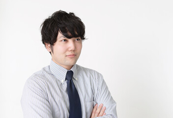 微笑むビジネスマン